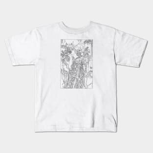 John William Waterhouse - "The Soul of the Rose" Kids T-Shirt